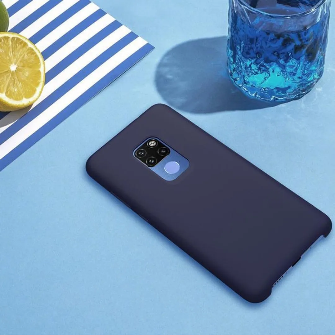 Nillkin Flex Silicone HardCase Huawei Mate 20 - Donkerblauw - afbeelding 4 van 4