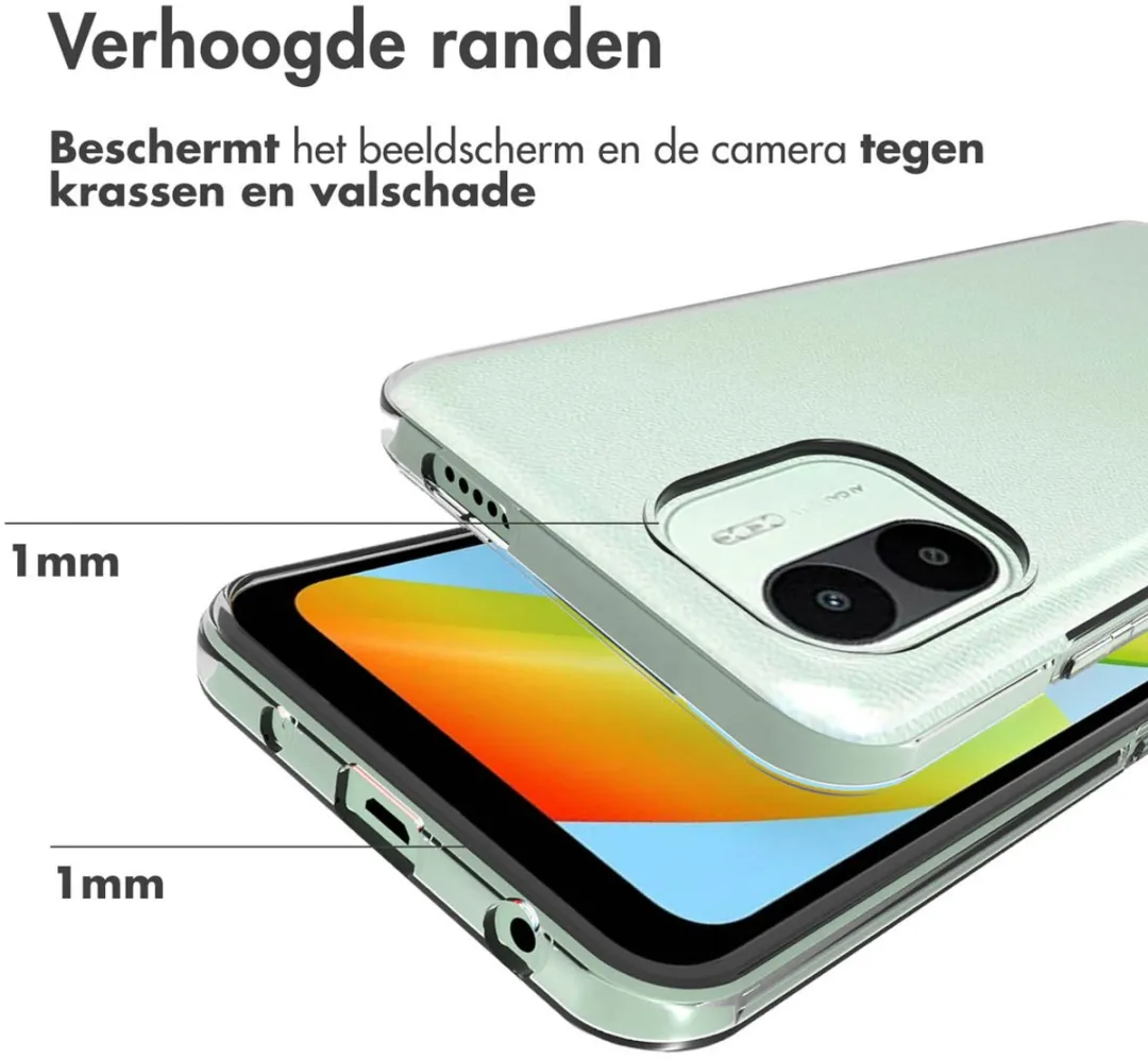 Accezz Hoesje voor Xiaomi Redmi A1/A2 - Transparant