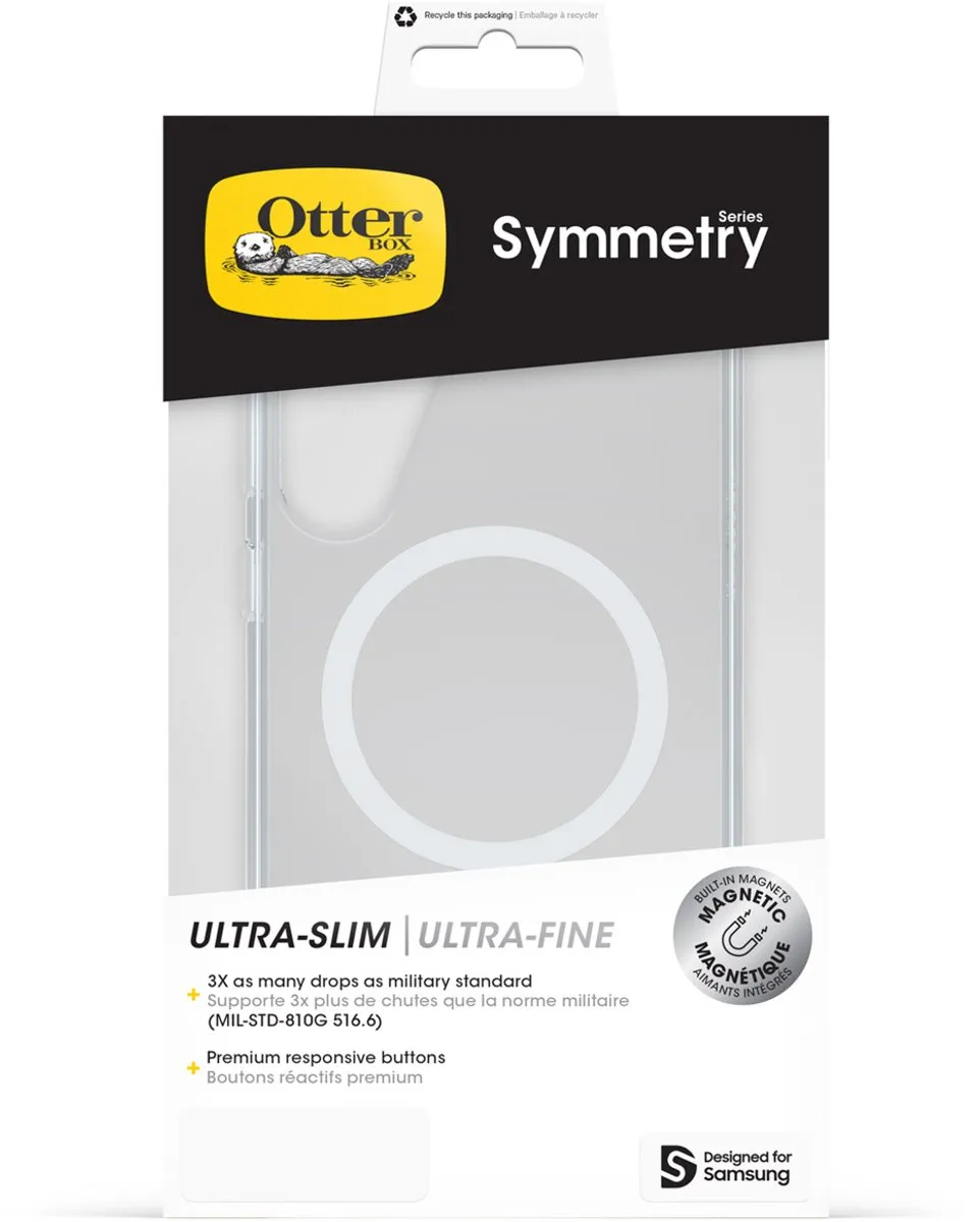 OtterBox Symmetry Magnets Case Samsung Galaxy S25 Plus - Transparant - 77-97464