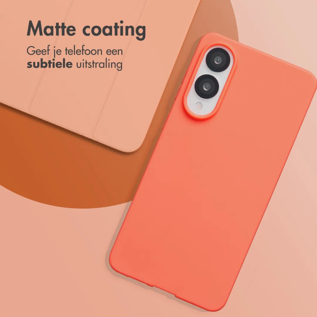 Imoshion Hoesje Samsung Galaxy S25 Edge Apricot Crush Orange