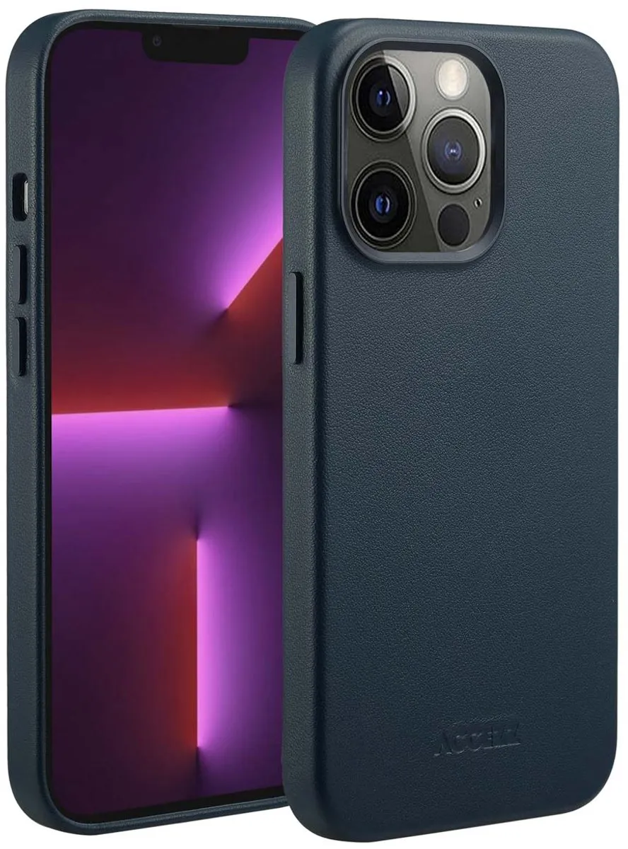 Accezz Hoesje iPhone 13 Pro Nightfall Blue - 2 Pasjes