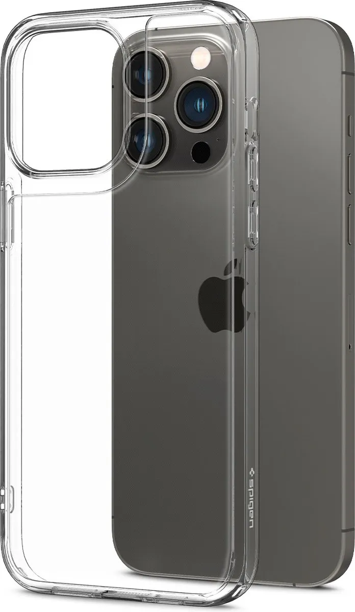 Spigen Quartz Hybrid ACS04830 Hoesje - iPhone 14 Pro Max - Transparant
