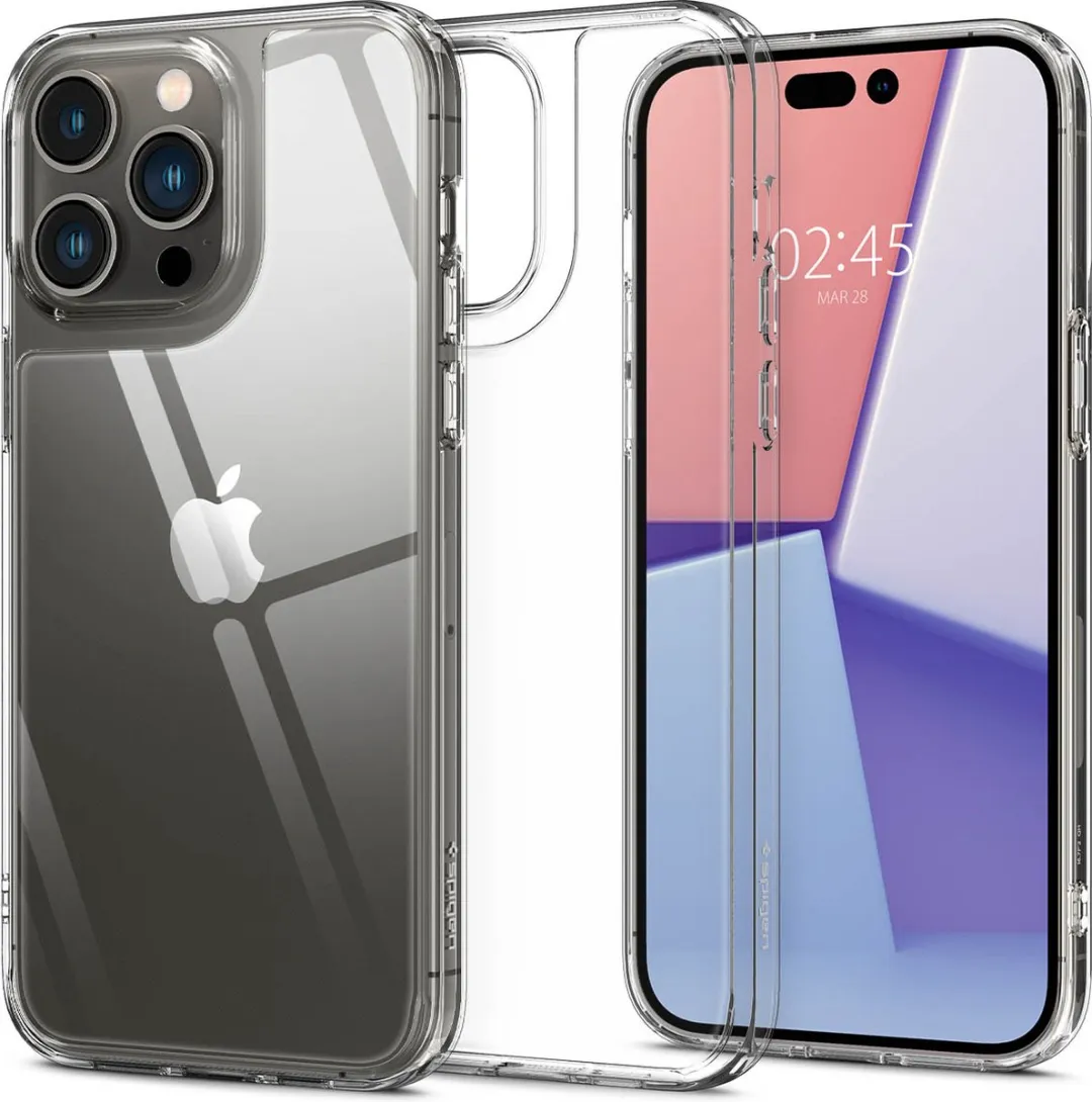 Spigen Quartz Hybrid ACS04830 Hoesje - iPhone 14 Pro Max - Transparant