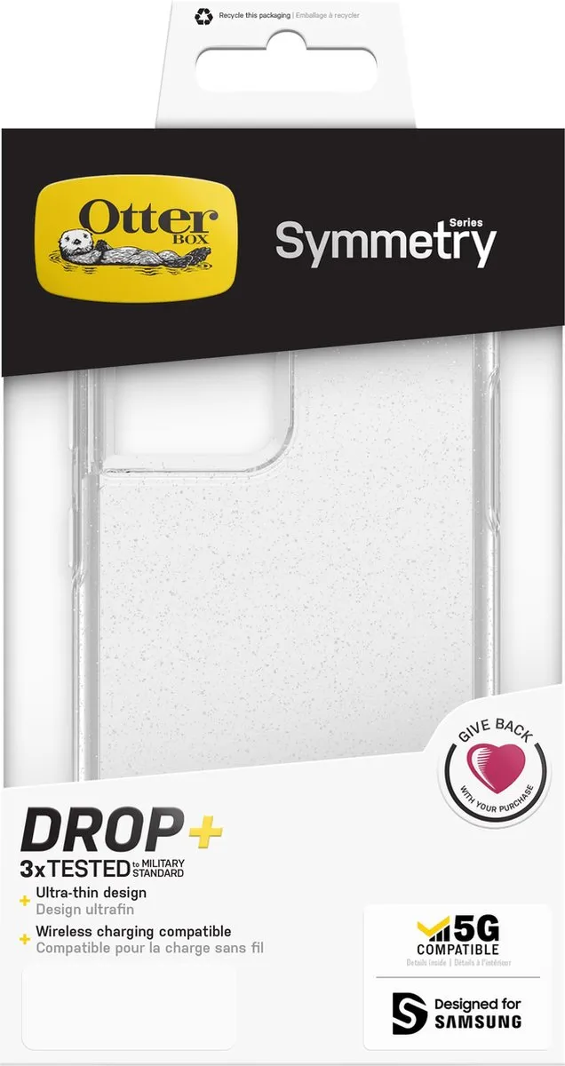 OtterBox Symmetry Clear Hoesje Samsung Galaxy S21 Ultra - Stardust