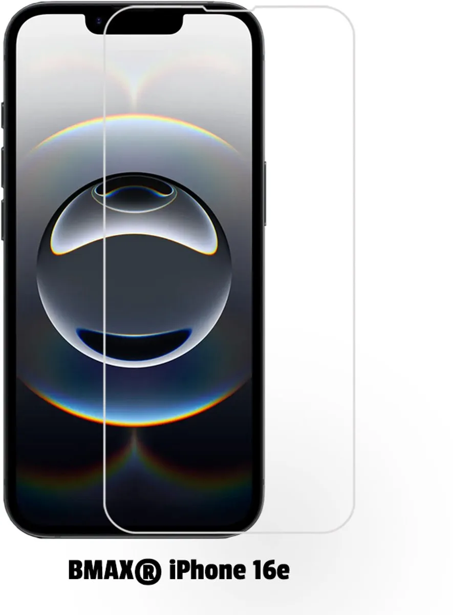 BMAX Glas Screenprotector iPhone 16e - 2 Stuks