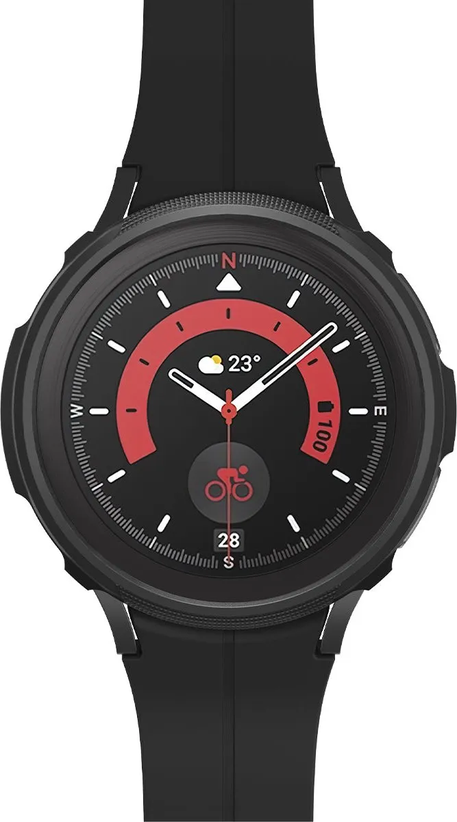 Spigen Galaxy Watch5 Pro 45mm Liquid Air Hoesje - Zwart