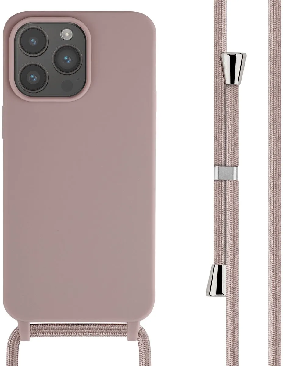 Imoshion Hoesje iPhone 15 Pro Max - Siliconen - Sand Pink