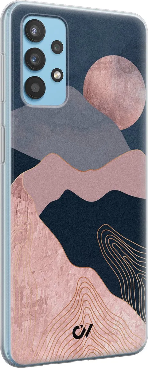 Casevibes Hoesje Samsung Galaxy A32 4G - Landscape Rosegold - Roze