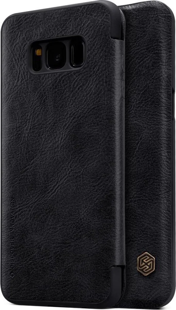 Nillkin Qin Series Hoesje Galaxy S8+ - Zwart
