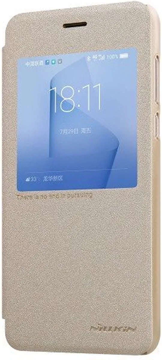 Nillkin Honor 8 Hoesje Sparkle Series Goud - 6902048124929 - afbeelding 3 van 5