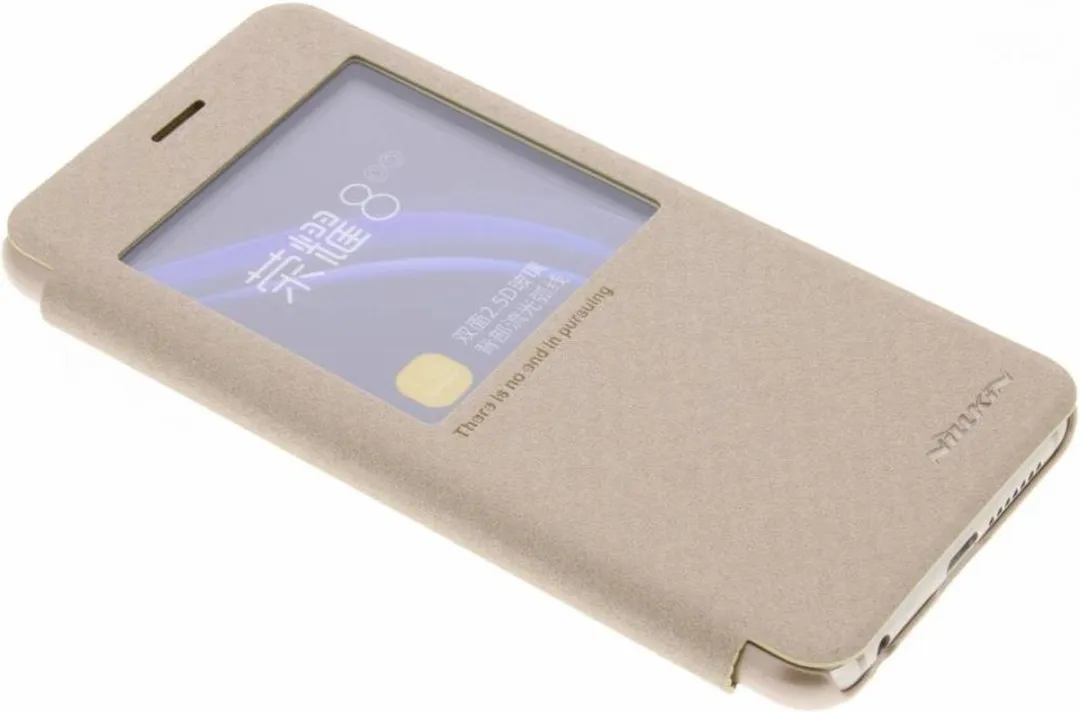 Nillkin Honor 8 Hoesje Sparkle Series Goud - 6902048124929 - afbeelding 5 van 5