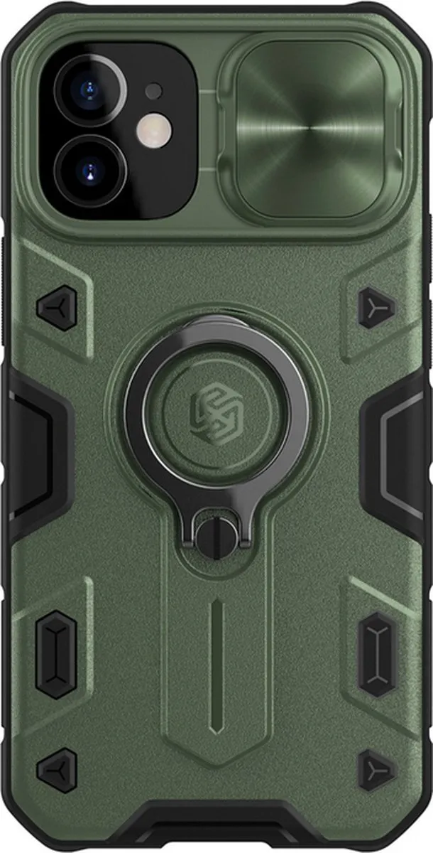 Nillkin CamShield Armor Back Case Groen - iPhone 12 Mini