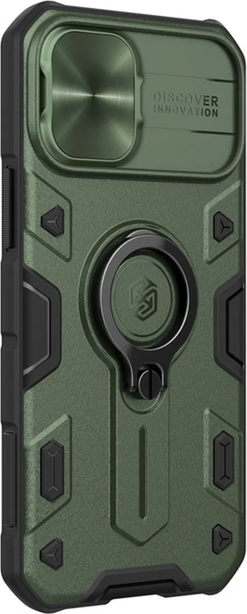 Nillkin CamShield Armor Back Case Groen - iPhone 12 Mini - afbeelding 3 van 3