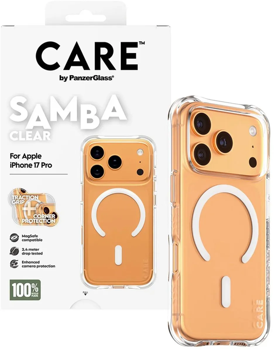 PanzerGlass Hoesje iPhone 17 Pro MagSafe - Zwart - 5715685027055