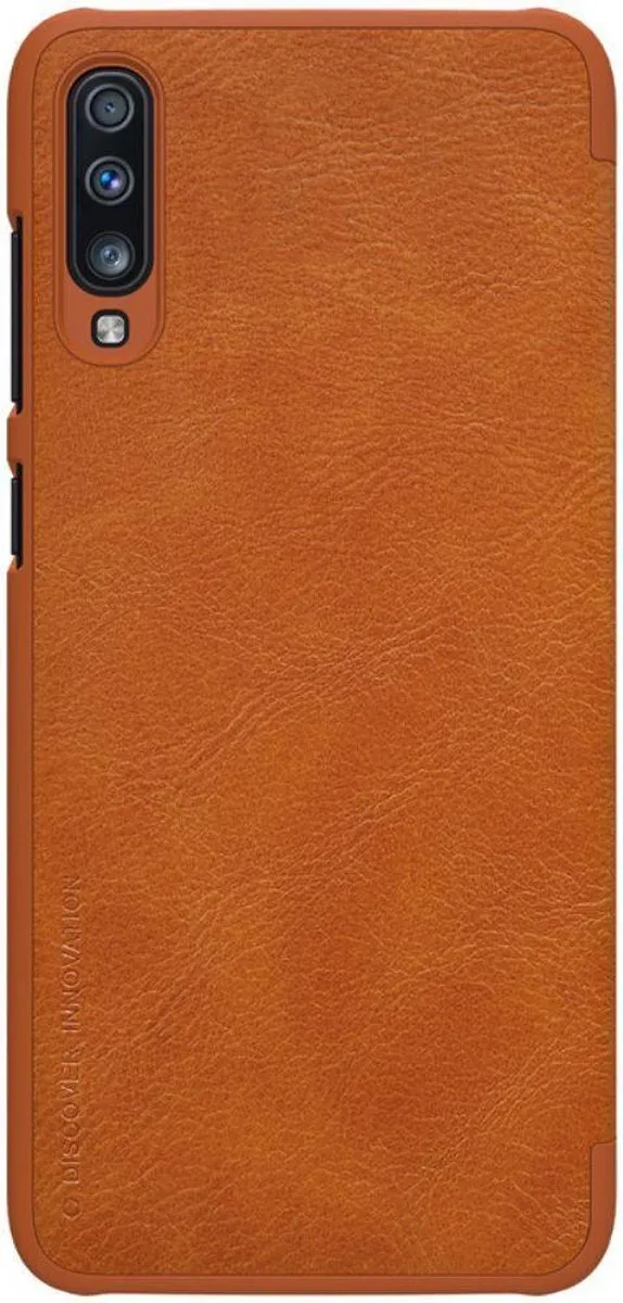 Nillkin Qin Series Hoesje Samsung Galaxy A70 - Bruin - afbeelding 2 van 4