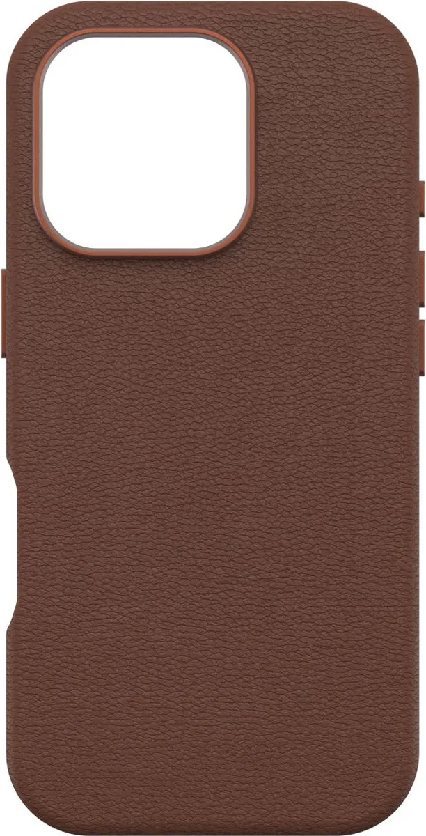 OtterBox Symmetry Cactus Leather Hoesje iPhone 16 Pro - Bruin - afbeelding 2 van 6