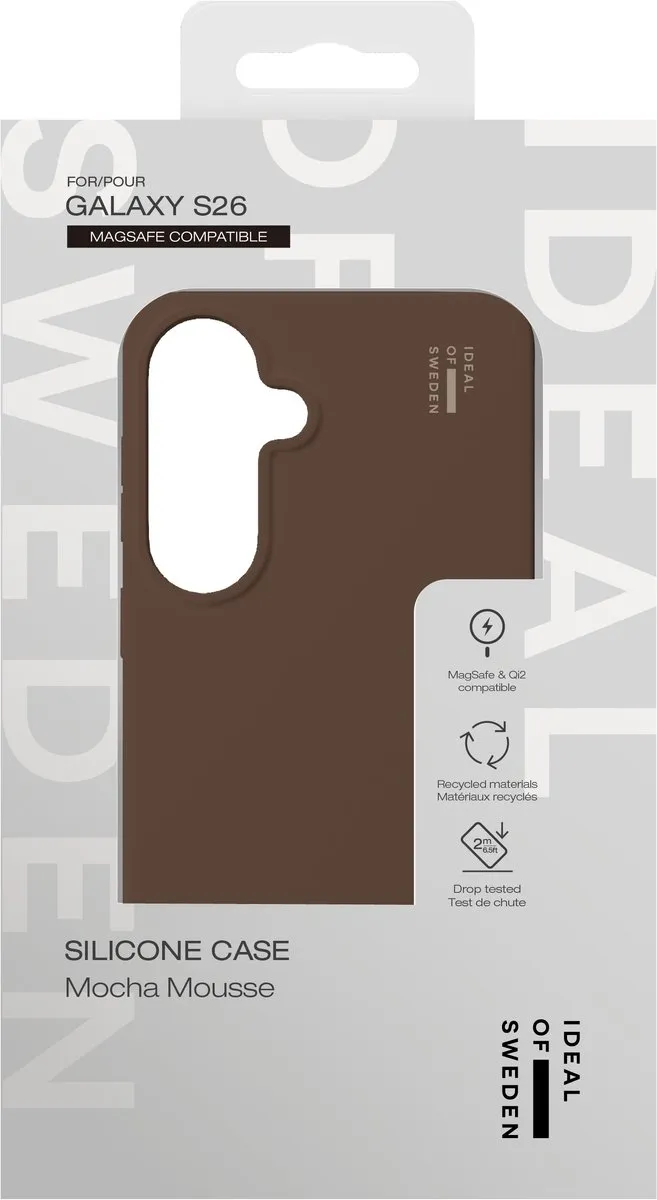 iDeal of Sweden Silicone Hoesje S26 MagSafe - Mocha Mousse