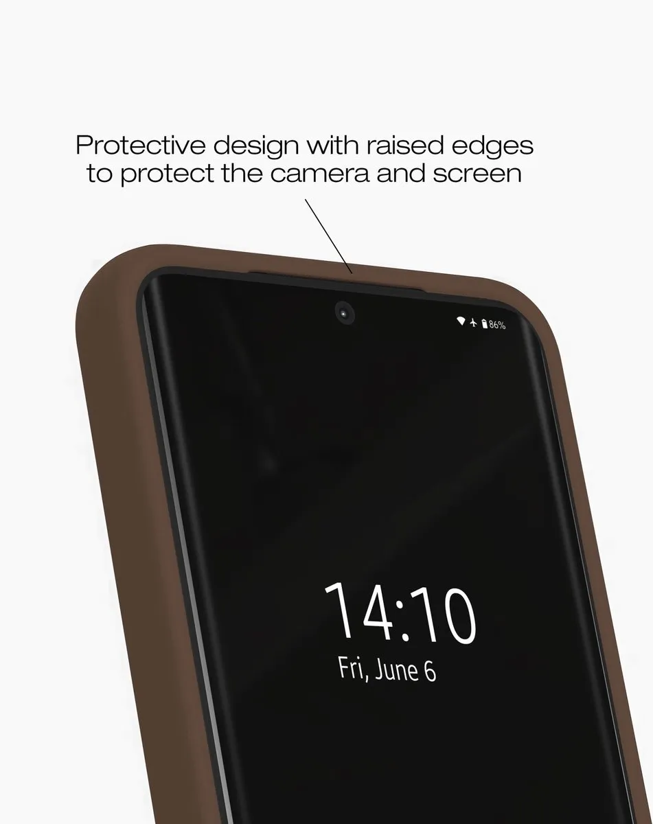 iDeal of Sweden Silicone Hoesje S26 MagSafe - Mocha Mousse