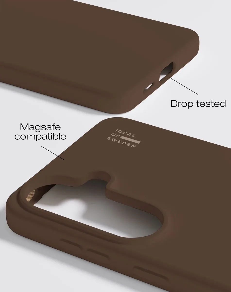 iDeal of Sweden Silicone Hoesje S26 MagSafe - Mocha Mousse