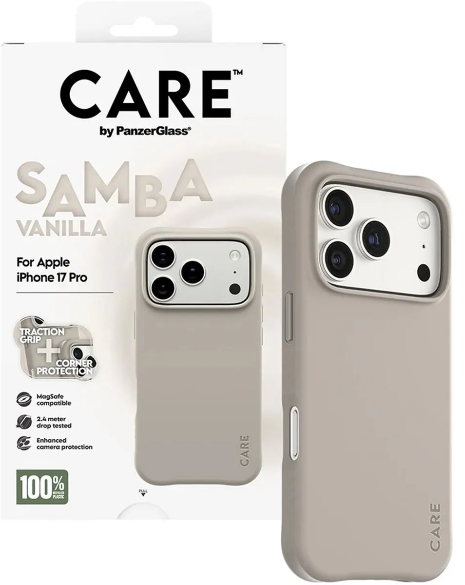 PanzerGlass Case Care Samba MagSafe Universeel - 1 Pasje - Zwart