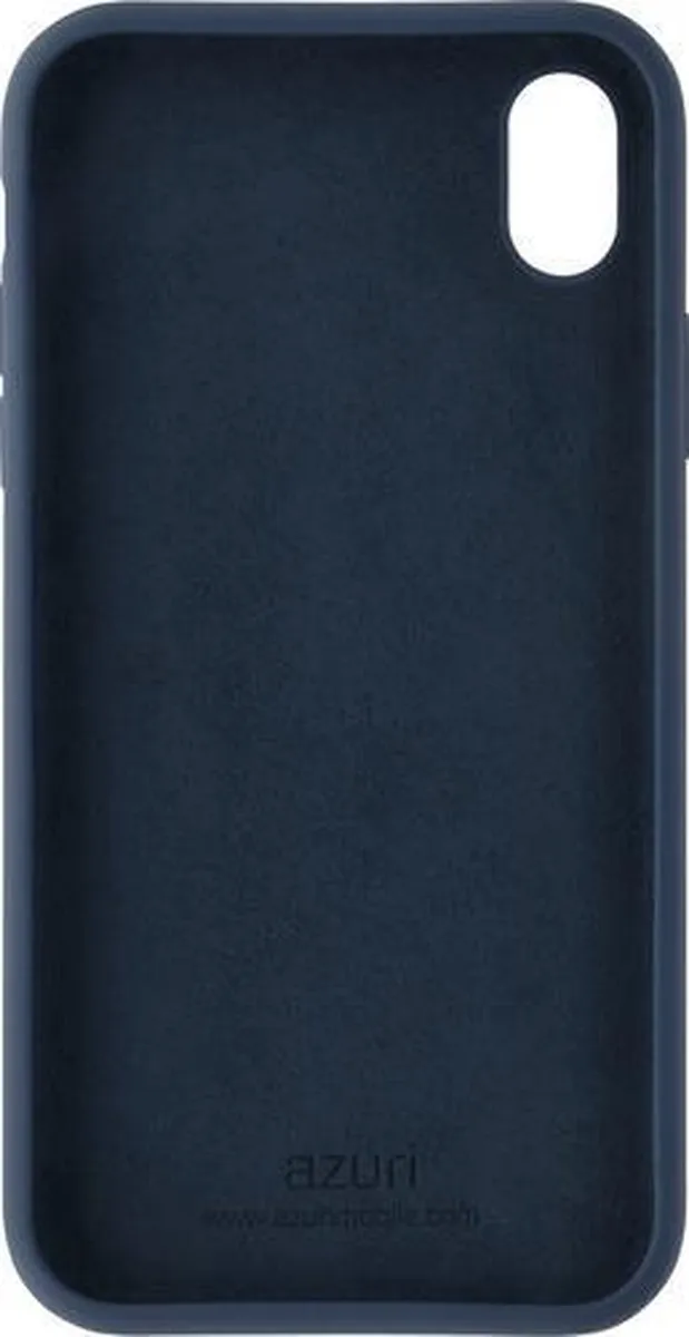 Azuri Liquid Silicon Cover iPhone 11 Pro - Blauw - afbeelding 6 van 6