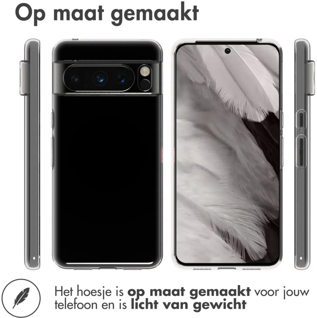 Accezz Hoesje Google Pixel 8 Pro - Transparant