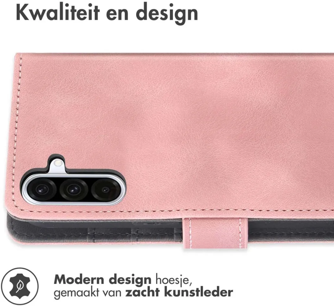 Imoshion Bookcase Hoesje Samsung Galaxy A36 - 3 Pasjes - Roze