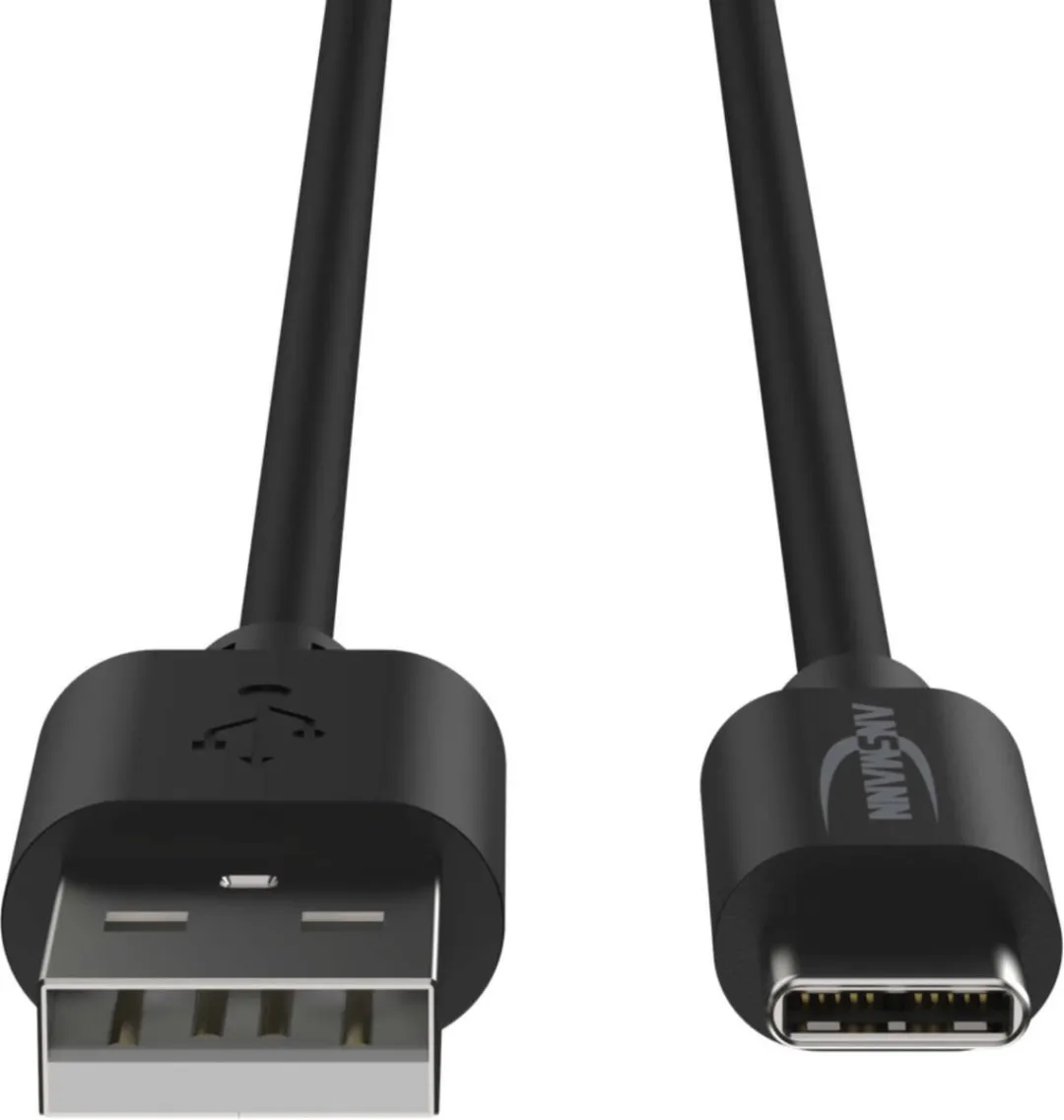Ansmann USB Type-C Kabel 100cm - Zwart
