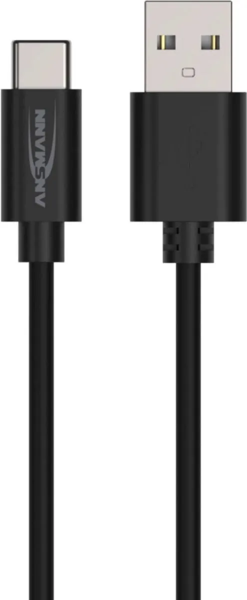 Ansmann USB Type-C Kabel 100cm - Zwart