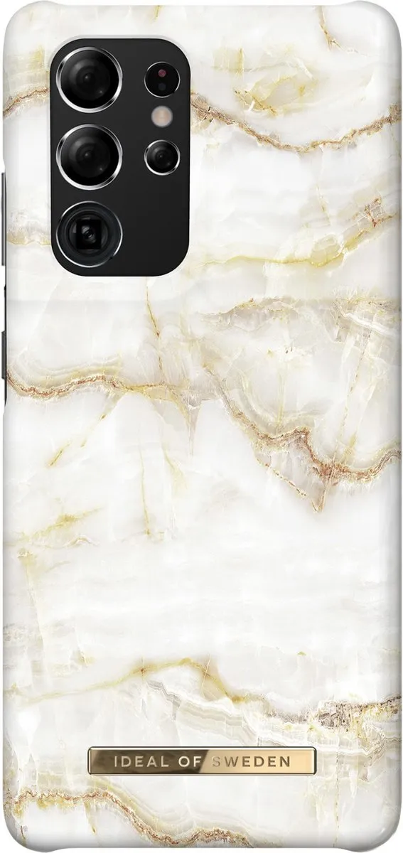iDeal of Sweden Galaxy S21 Ultra Hardcase Golden Pearl Marble