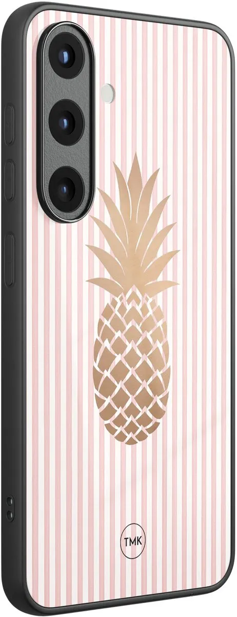 Casevibes Hoesje Samsung Galaxy S25 - Ananasroze - TPU Glossy