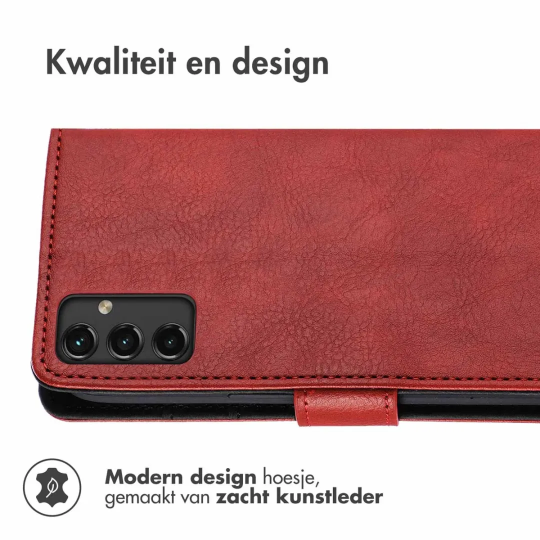 Imoshion Hoesje Samsung Galaxy A14 - 3 Pasjes - Rood