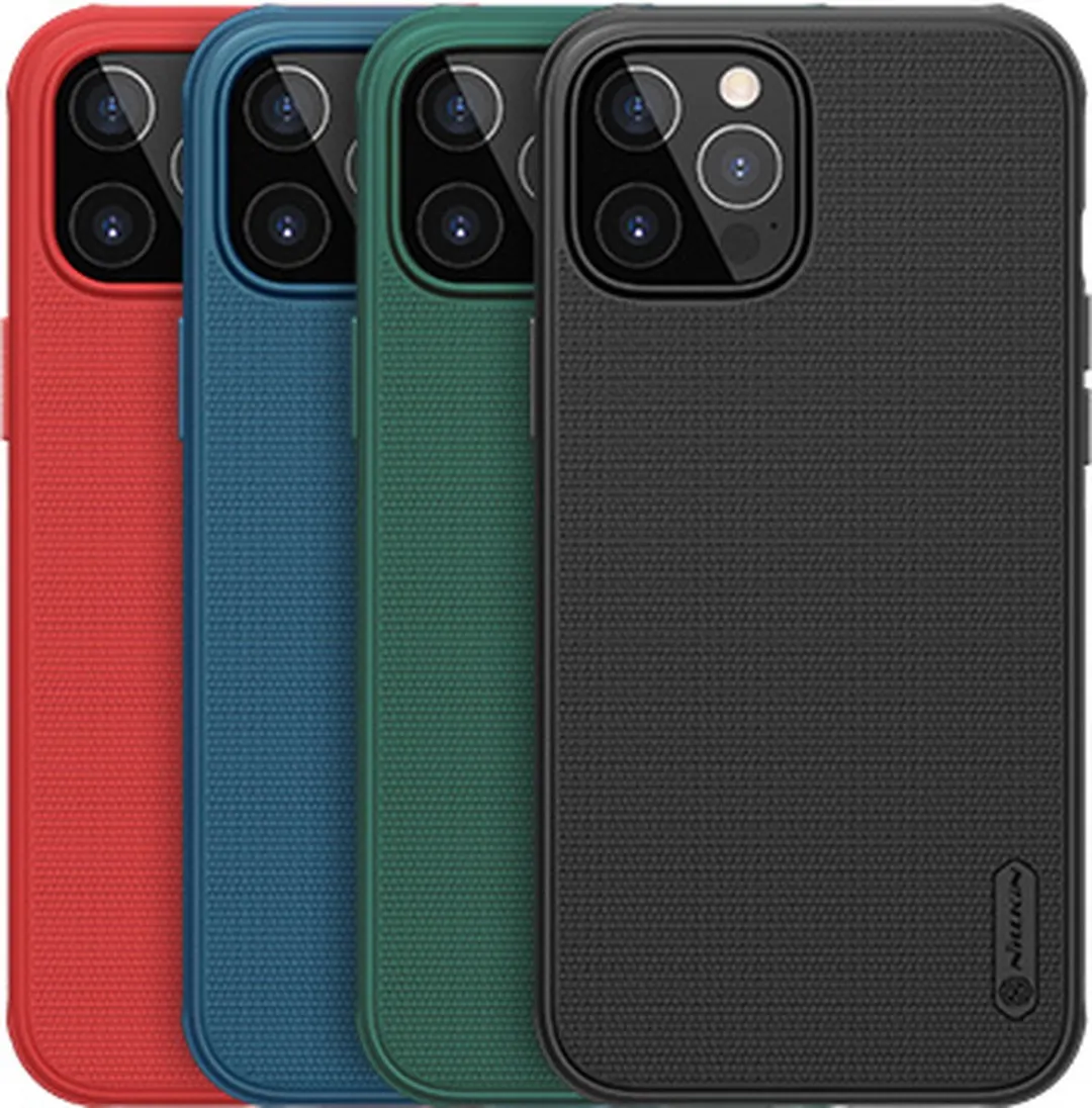 Nillkin Super Frosted Shield Pro Hoesje iPhone 12 Pro Rood - IP12P-14 - afbeelding 3 van 3