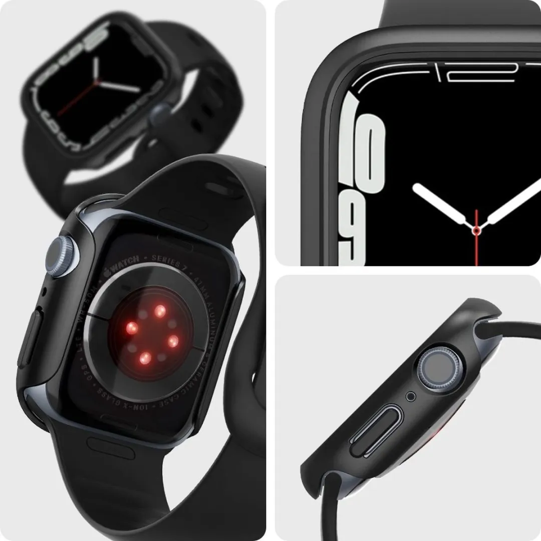 Spigen Thin Fit Apple Watch Hoesje 41mm - Zwart