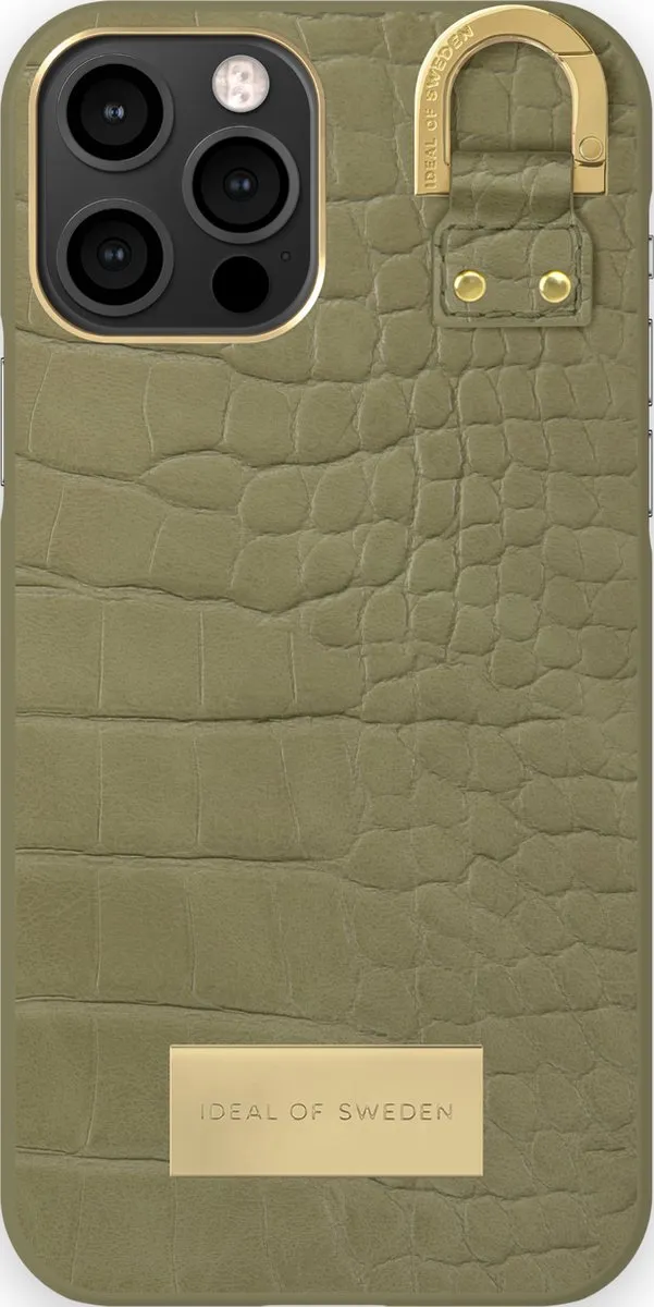 iDeal of Sweden Fashion Case Atelier iPhone 12 Pro Sage Croco