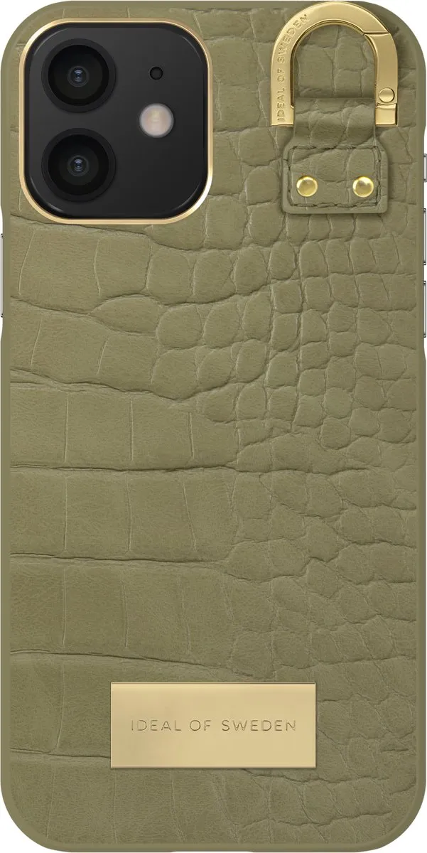 iDeal of Sweden Fashion Case Atelier iPhone 12 Pro Sage Croco - IDACSS22-2061-210 - afbeelding 3 van 5