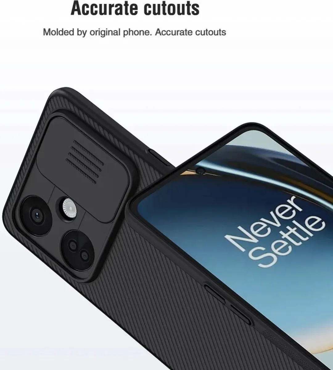 Nillkin CamShield Hoesje OnePlus Nord CE 3 Lite - Blauw