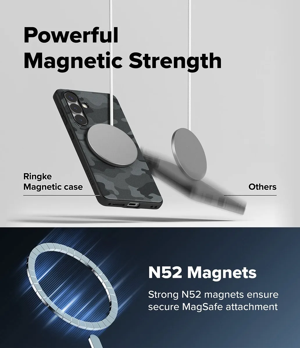 Ringke Onyx Magnetic Hoesje Samsung Galaxy S26 - MagSafe/Qi2 - Zwart