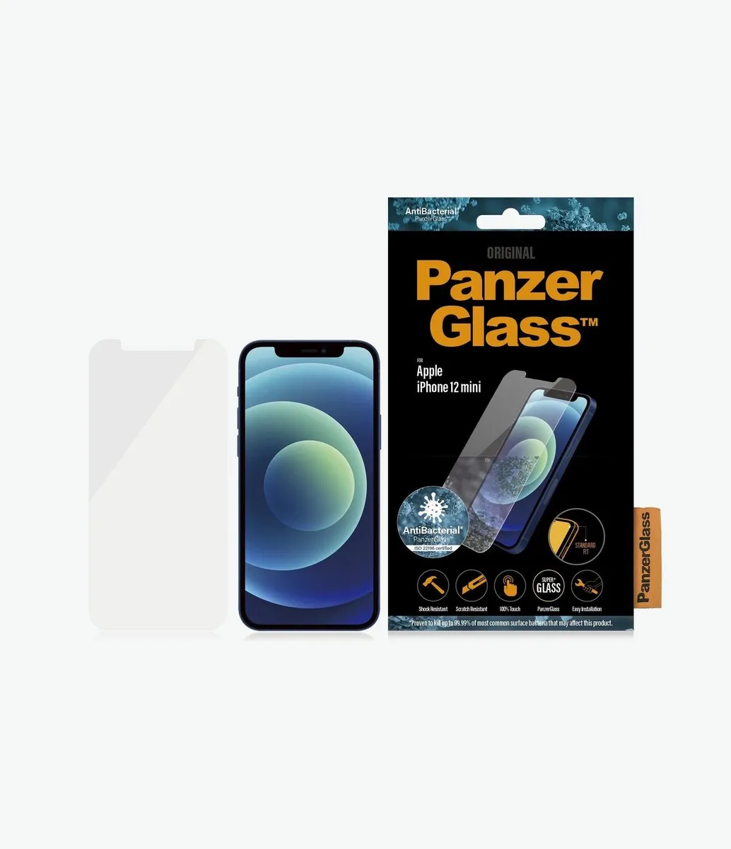 PanzerGlass Standard Fit iPhone 12 Mini Schermbeschermer - Glas - afbeelding 6 van 6
