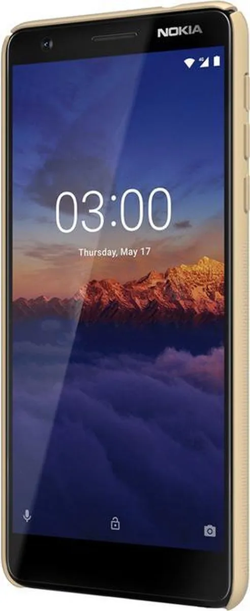 Nillkin Frosted Shield Hoes Nokia 3.1 - Goud - afbeelding 3 van 6