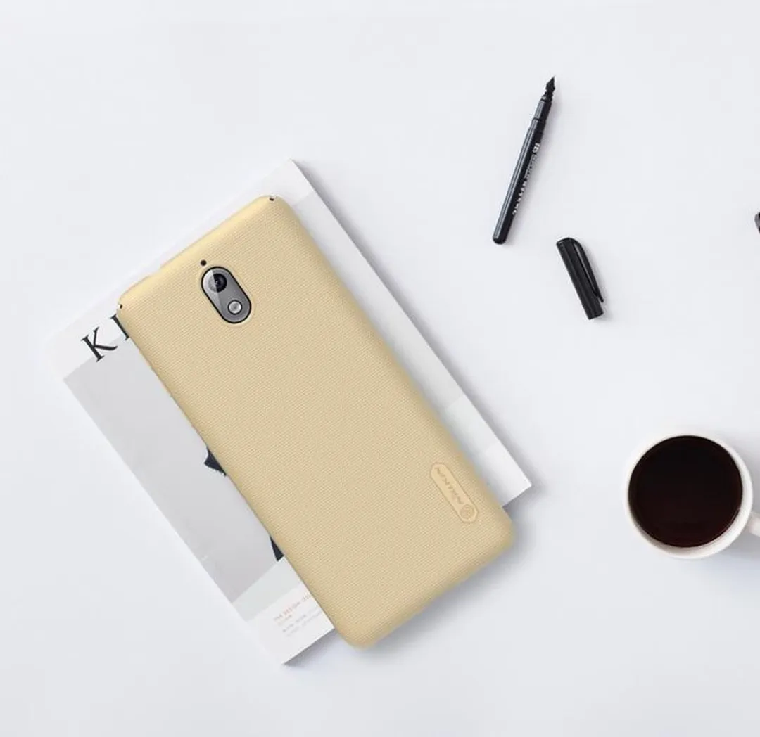 Nillkin Frosted Shield Hoes Nokia 3.1 - Goud - afbeelding 6 van 6