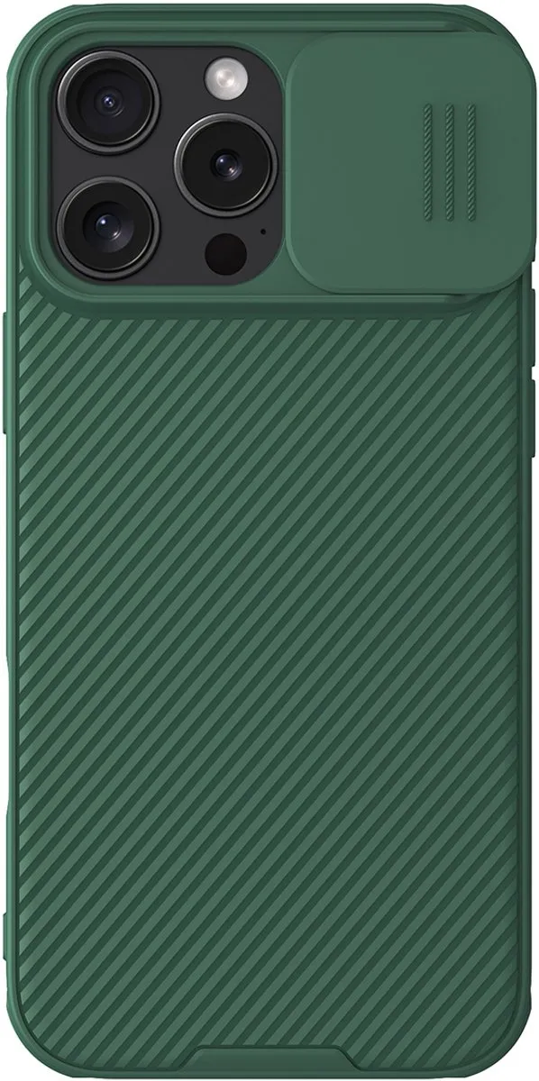 Nillkin CamShield iPhone 16 Pro Max - MagSafe Groen