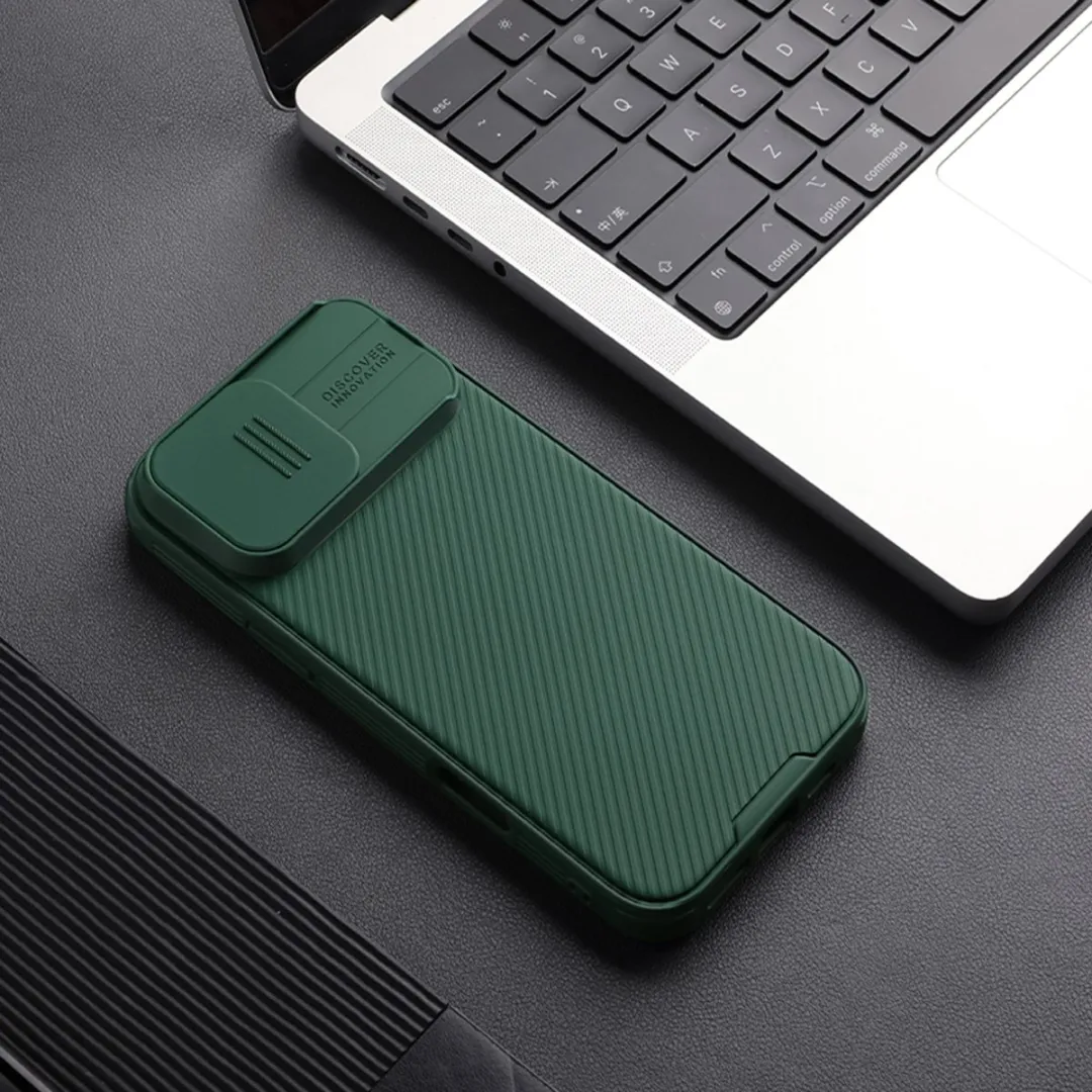 Nillkin CamShield iPhone 16 Pro Max - MagSafe Groen