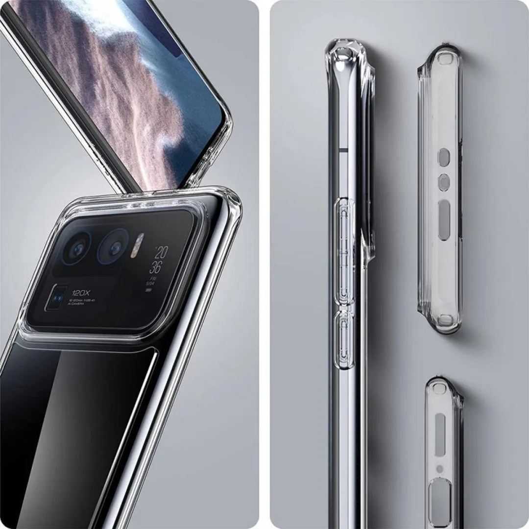 Spigen Ultra Hybrid ACS03034 Hoesje - Xiaomi Mi 11 Ultra - Transparant