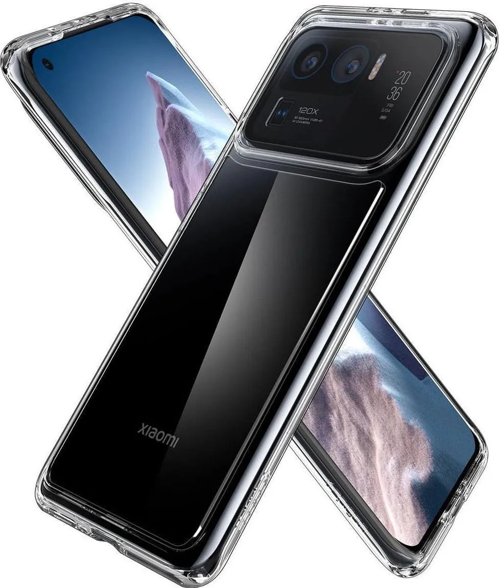 Spigen Ultra Hybrid ACS03034 Hoesje - Xiaomi Mi 11 Ultra - Transparant