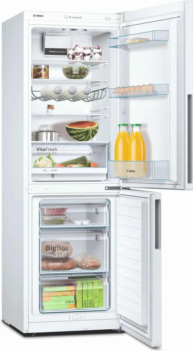 Bosch Serie 4 KGV33VWEAS Koel-Vriescombinatie 287L - Wit