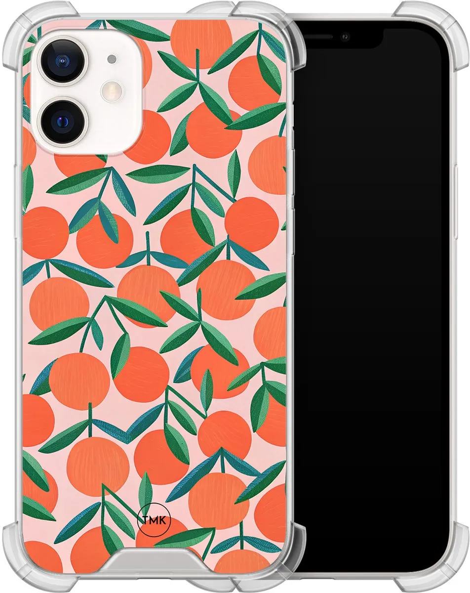 Casevibes iPhone 12 Mini Shockproof Hoesje A/i12m/S/020 - Oranje