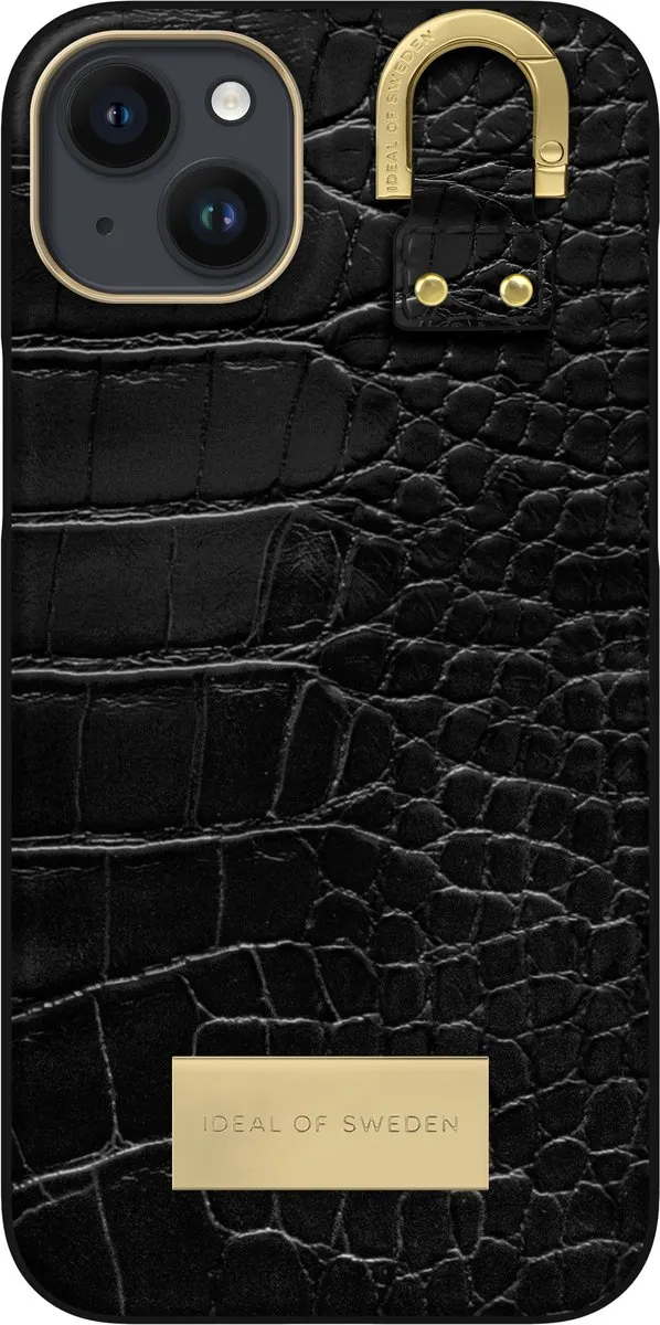 iDeal of Sweden Atelier Hoesje iPhone 14 Plus - Black Croco - IDACSS22-I2267-334 - afbeelding 3 van 5