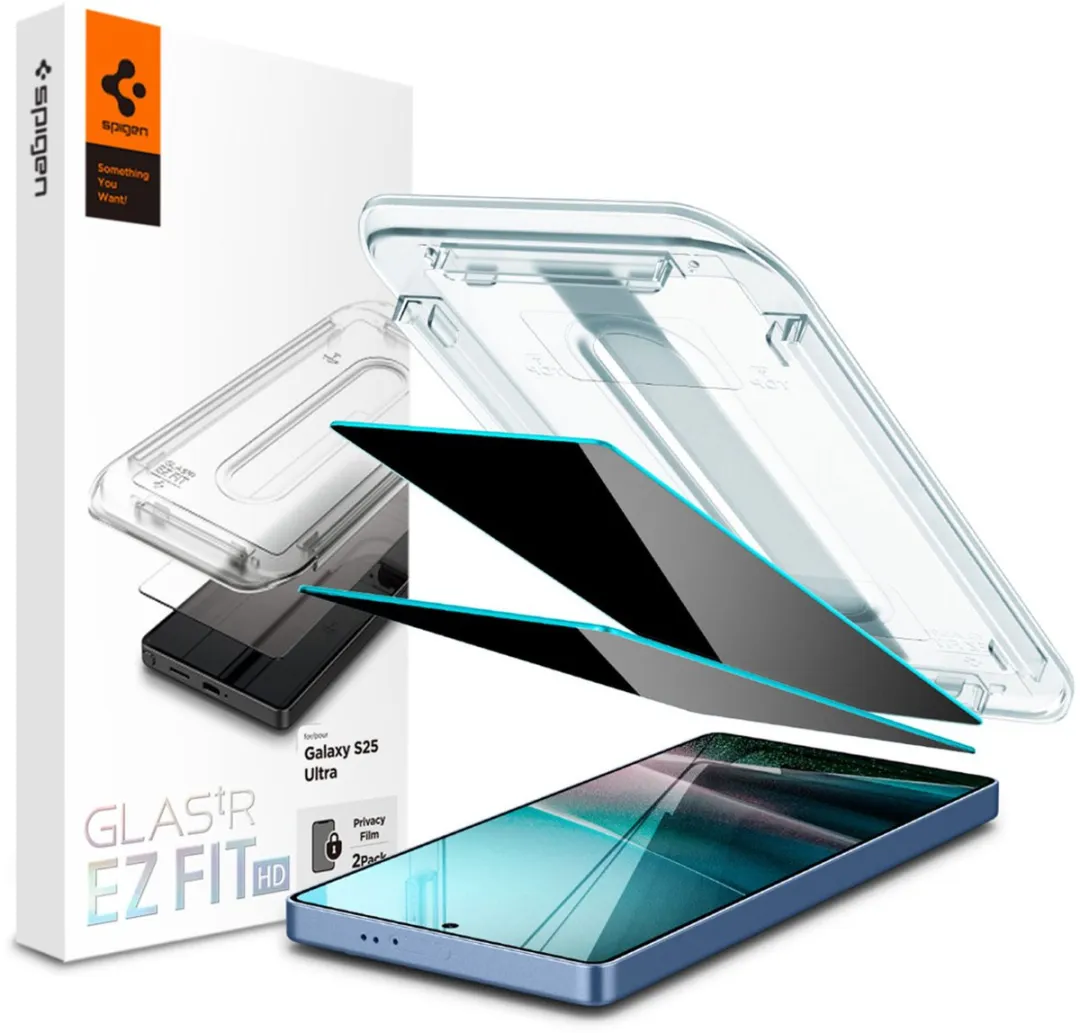 Spigen GLAStR Privacy EZ Fit Screenprotector AGL09335