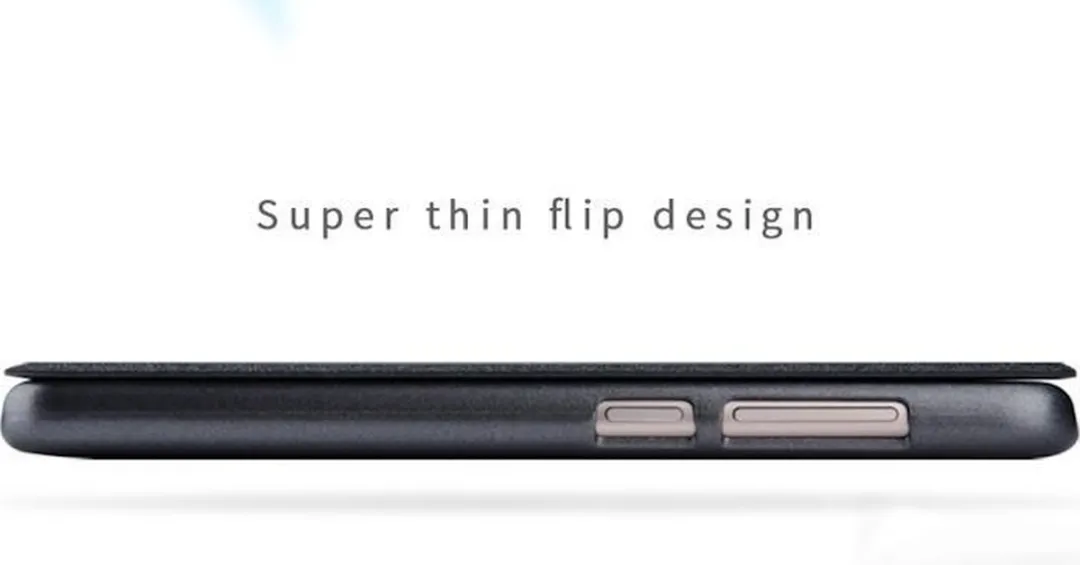 Nillkin New Sparkle S-View Book Case Xiaomi Redmi 4X - Antraciet/Zwart - afbeelding 6 van 6